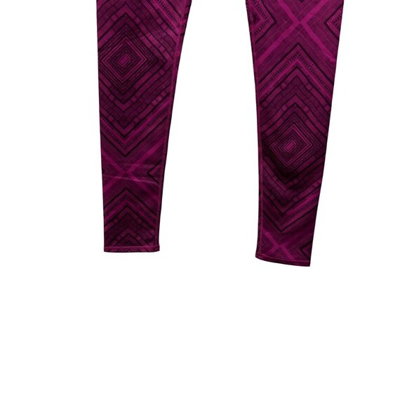 Fabletics Salar Womens Leggings In Magenta With Geometric Print Size S - Picture 5 of 7